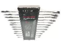 Набор ключей комбинированных дюймовых 12пр.(1/4,5/16,3/8,7/16,1/2,9/16,5/8,11/16,3/4,13/16,7/8,15/16мм) на пластиковом держателе ROCKFORCE /1