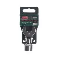Ключ рожковый съемный с шарниром 17мм 3/8", на пластиковом держателе ROCKFORCE /1