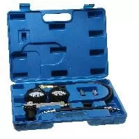 Тестер утечки в цилиндрах RF-902G3 в наборе с адаптерами 4пр. (0-7 bar, М12х1.25, М14х1.25), в кейсе ROCKFORCE /1/12