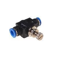 Фитинг  RF-SPA10 для пластиковых трубок с металлическим регулятором 10x10мм ROCKFORCE /1 NEW