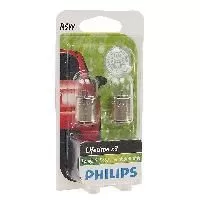 PHILIPS R5W (BA15s) LONG LIFE ECO VISION  12V PHILIPS 2 шт. в блист. 