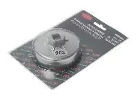 Съемник RF-10687414 масляного фильтра "крышка" ? 74мм х 14гр, в блистере ROCKFORCE /1