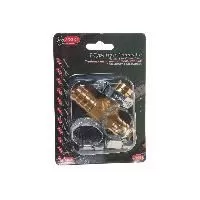 Разветвитель RF-E102-6/5 T-образный "елочка" 16мм + хомуты (в блистере) ROCKFORCE /1 NEW