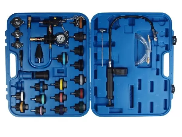 Набор приспособлений RF-922G1 для тестирования герметичности систем охлаждения 27пр. (0-2.5bar), в кейсе ROCKFORCE /1/12