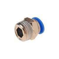 Фитинг  RF-SPC12-04 для пластиковых трубок 12мм с наружной резьбой 1/2" ROCKFORCE /1 NEW
