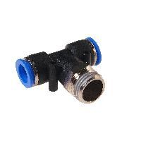 Фитинг  RF-SPB12-04 Т-образный  для пластиковых трубок 12мм с наружной резьбой 1/2" ROCKFORCE /1 NEW