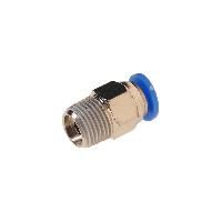 Фитинг  RF-SPC04-01 для пластиковых трубок 4мм с наружной резьбой 1/8" ROCKFORCE /1 NEW