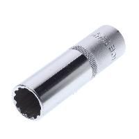 Головка торцевая 16мм 1/2" 12-гранная глубокая L=75мм ROCKFORCE RF-5497716 /1/10