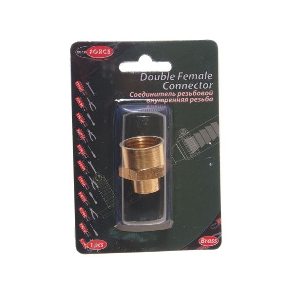 Соединитель RF-FF08/04 резьбовой, внутр. резьба 1/2"x1/4" в блистере ROCKFORCE /1 NEW