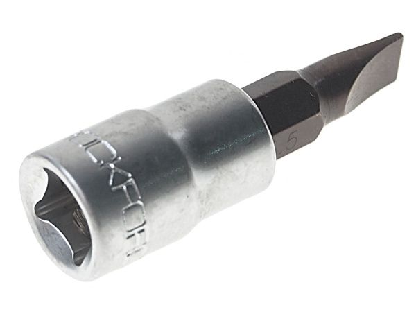 Головка-бита шлицевая SL 5.5мм, 1/4" ROCKFORCE /1/10/100