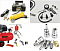 Компрессоры автомобильные, насосы, шланги, наконечники, наборы продува, пистолеты для продува, подкачки