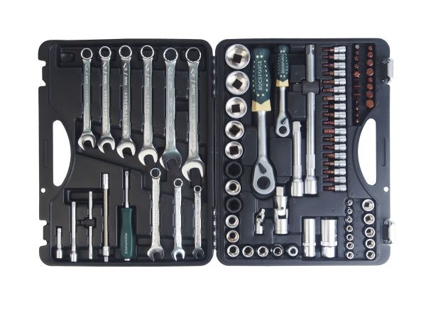 Набор инструмента RF-4821-5-PREMIUM: 1/2" & 1/4"DR 6-гранный 82пр.+6пр. ROCKFORCE /1/3