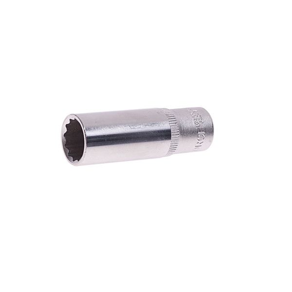 Головка торцевая 12мм 1/4" 12-гранная глубокая L=50мм ROCKFORCE RF-5295012 /1/50