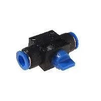 Фитинг  RF-SHVFF10-10 для пластиковых трубок с краном 10x10мм ROCKFORCE /1 NEW