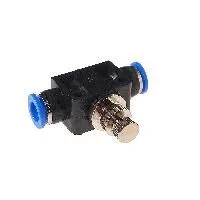 Фитинг  RF-SPA08 для пластиковых трубок с металлическим регулятором 8x8мм ROCKFORCE /1 NEW