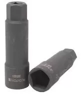Головка 23мм 3/8" ударная 5-гранная (L-100мм), на пластиковом держателе ROCKFORCE RF-3051023 /1