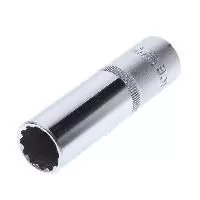Головка торцевая 16мм 1/2" 12-гранная глубокая L=75мм ROCKFORCE RF-5497716 /1/10